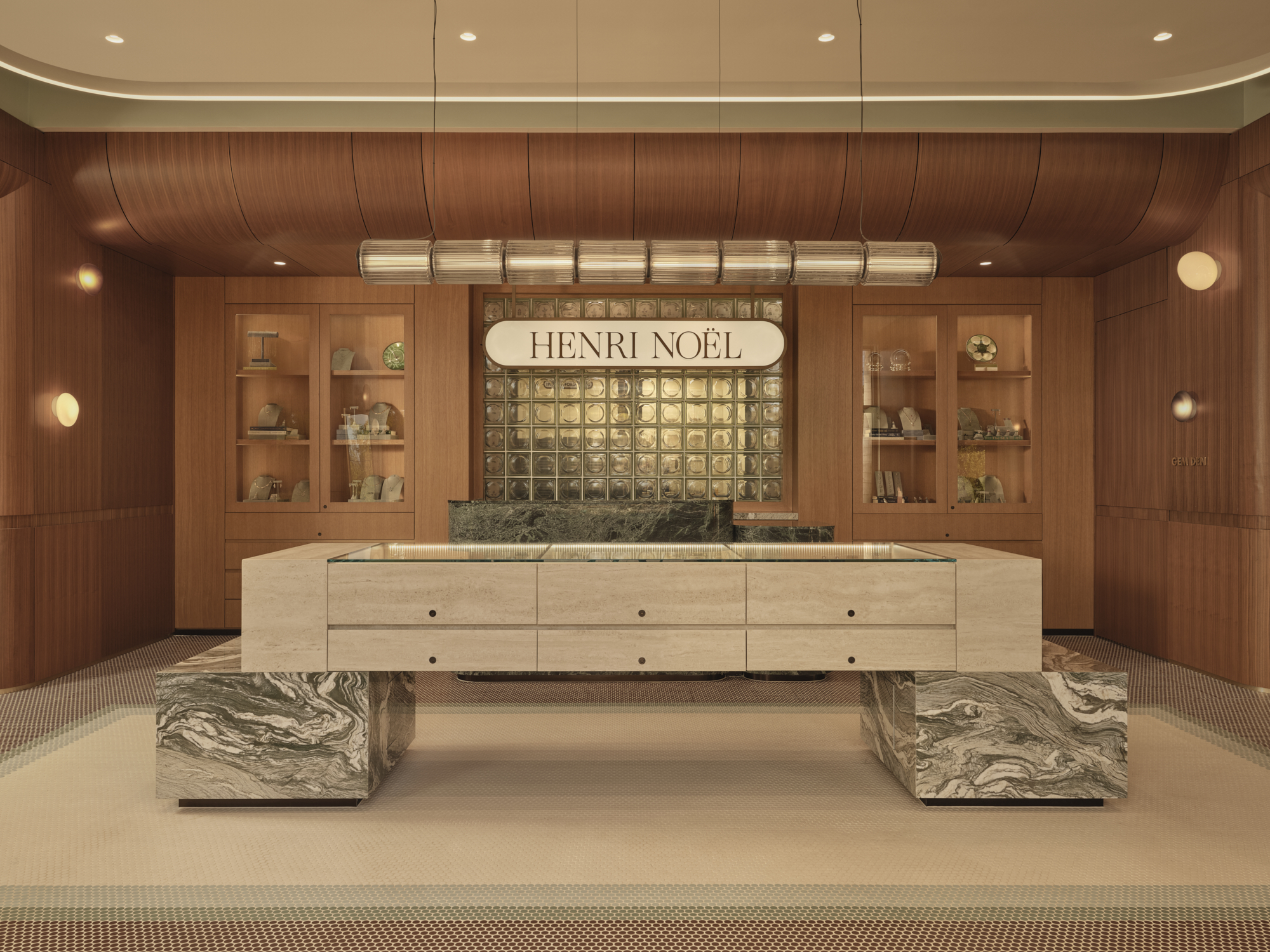 Henri Noël jewelry flagship in Naples, Florida, designed by DS Studio