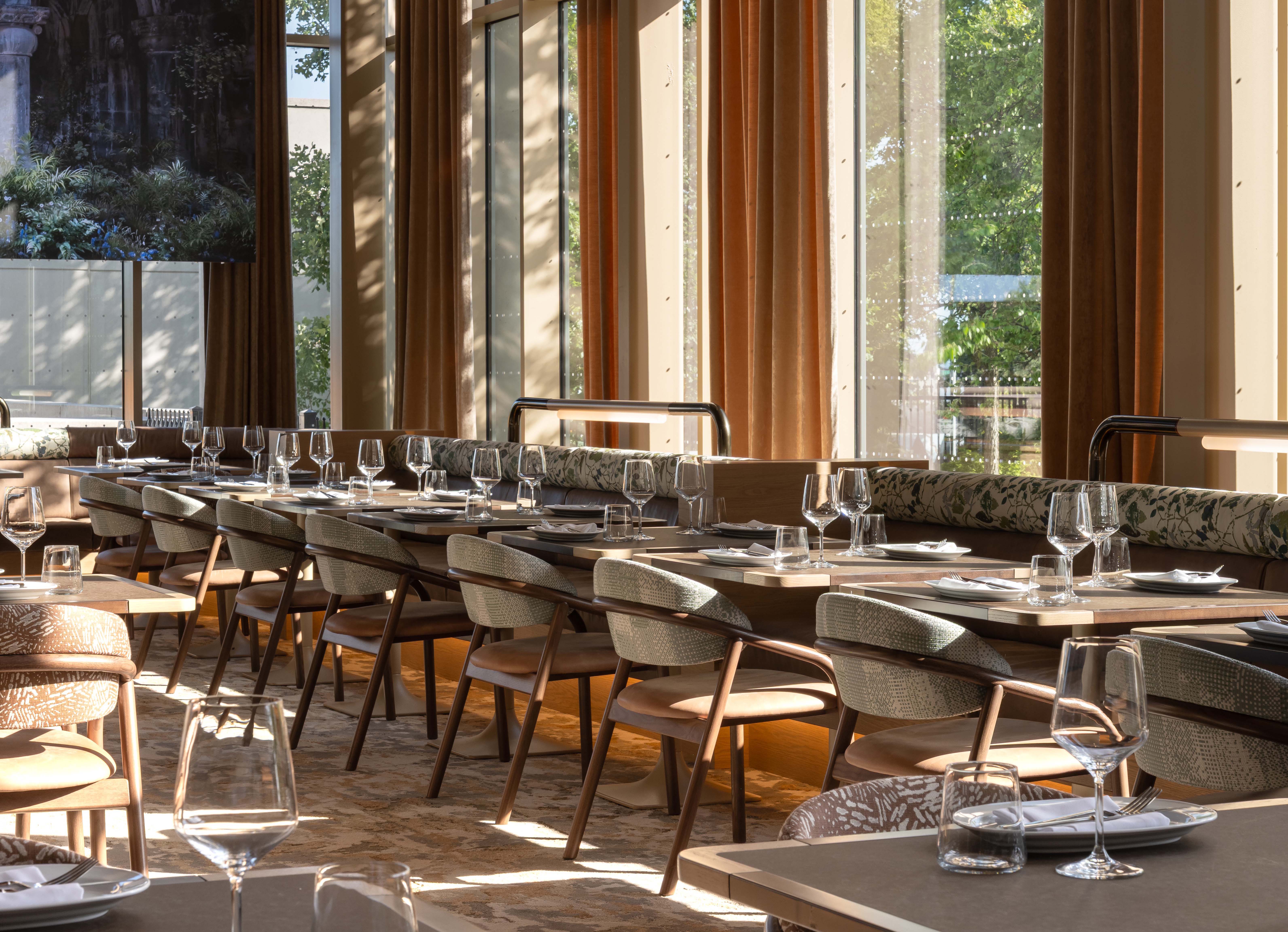 Playbook at Hotel X, a sports-dining hospitality concept in Toronto, designed by DS Studio